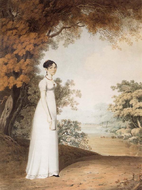Paul Frederick De Caselli Portrait of A Lady oil painting image
